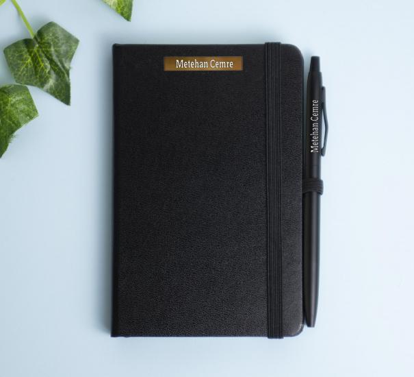 Kişiselleştirilebilir Defter ve Kalem Hediye Seti