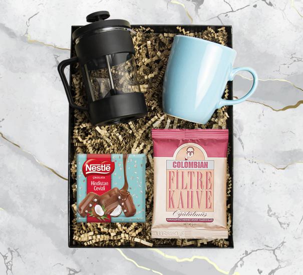 Kupa & French Press & Nestle Hindistan Ceviz & Filtre Kahve