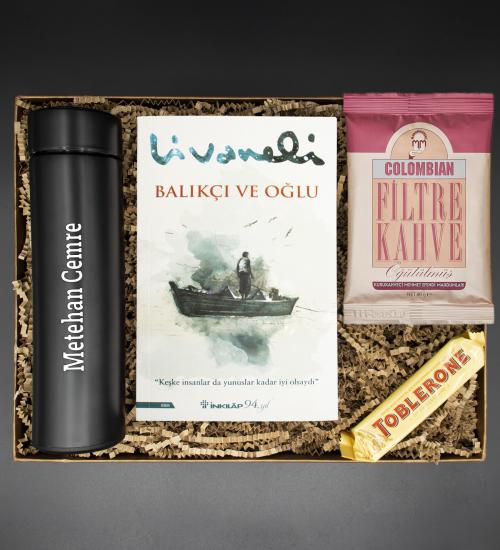 Siyah Demlikli Termos, Filtre Kahve, Toblerone ve Balıkçı Ve Oğlu