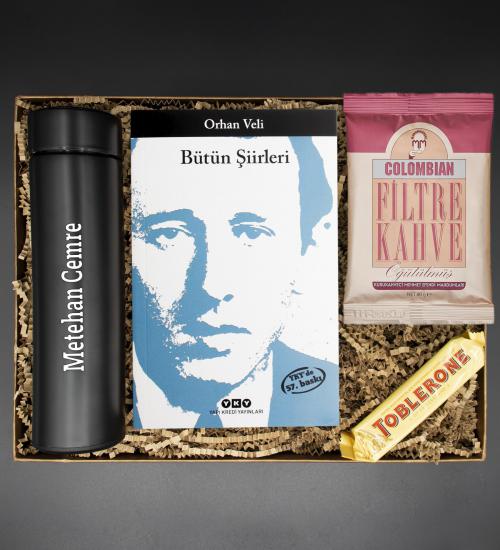 Siyah Demlikli Termos, Filtre Kahve, Toblerone ve Orhan Veli Bütün Şiirleri