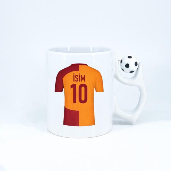 Kişiye Özel Galatasaray Tasarımlı Beyaz Renk Kupa