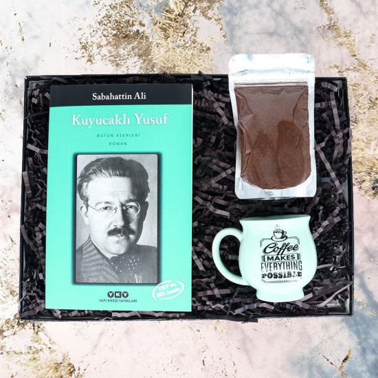 Sabahattin Ali ’’Kuyucaklı Yusuf’’ Kitap ve Kahve Hediye Seti | Özel Hediye Kutuları